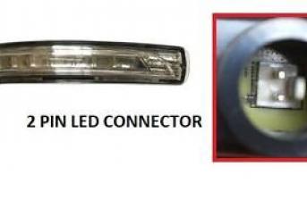 KIA RIO 5 Dr Hatch 15 to 17 Indicator Lamp FITS in Door Mirror Clear Lens RH