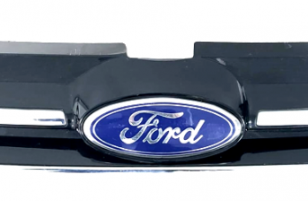 ✅ GENUINE FORD C-MAX UPPER FRONT BONNET GRILL WITH BADGE AM5T-8200-BB 2011-2015