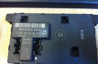 Mercedes C Class Coupe Door Control Module Right Side 2038206426 W203 2001-2007