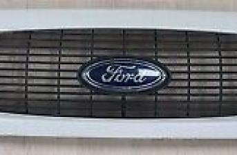 ✅ GENUINE FORD FIESTA MK5 UPPER FRONT GRILL GRILLE WITH BADGE WHITE 1997 - 2002