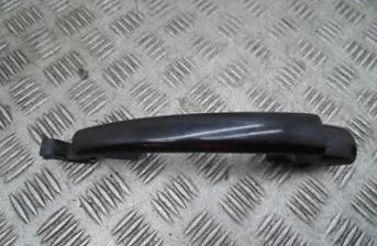 Peugeot 207 Right Driver OS Rear Outer Door Handle P/C Exl Obsidian Black 06-13