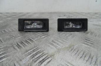 Skoda Rapid Number Plate Light Lamp Pair Mk1 2012-202