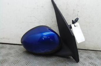Toyota Aygo Right Driver O/S Door Wing Mirror P/C Spectra Blue Mica - 8m6 05-14