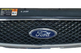 ✅ GENUINE FORD C-MAX MK1 FRONT GRILL GRILLE WITH FORD BADGE CHROME 2003 - 2007