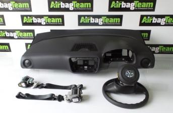 VW Volkswagen Up 2011 - 2015 Airbag kit Dash Driver Passenger Seatbelt ECU
