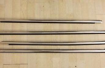 FORD C-MAX MK4 RUBBER CHROME SILVER WINDOW WEATHER STRIPS SET OF 4 2015 - 2018