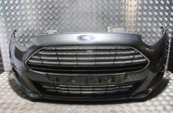 FORD FIESTA MK7 FRONT COMPLETE BUMPER MAGNETIC GREY (SEE PHOTOS) 2013-17 YS66P