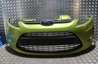 FORD FIESTA MK7 FRONT BUMPER IN SQUEEZE GREEN (SEE PHOTOS) 2009-2012 DU09