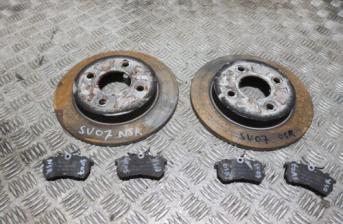 FORD FIESTA MK6 ST150 REAR BRAKE DISCS WITH PADS 2005-2008 SV07