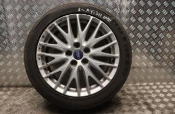 FORD FOCUS MK3 R17 ALLOY WHEEL WITH BAD TYRE DAMAGED, SEE PHOTOS 11-15 AY13H-3