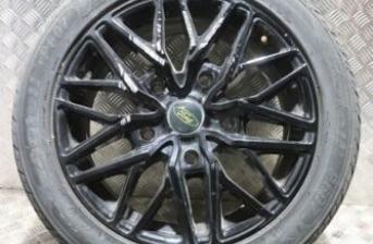 FORD TRANSIT CUSTOM MK8 R18 ALLOY WHEEL DAMAGED WITH BAD TYRE 2017-2018 LC66-1