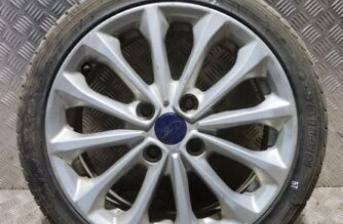 FORD FIESTA MK7 ZETEC S R16 ALLOY WHEEL WITH BAD TYRE 2013-2017 EJ13-2