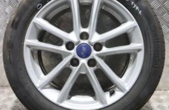 FORD FOCUS MK3 R16 ALLOY WHEEL WITH BAD TYRE 2015-2018 YD15H-4