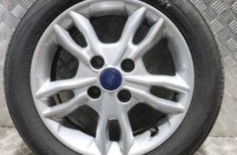 FORD FIESTA MK7 R15 ALLOY WHEEL WITH BAD TYRE 2013-2017 MT65-4