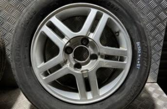 FORD FUSION MK1 R15 ALLOY WHEEL WITH BAD TYRE 2006-2012 BK57O-4