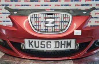 SEAT LEON 5DR MK2 2006 RED 5M / S3X FRONT BUMPER MARKS