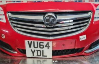 VAUXHALL INSIGNIA ESTATE 5DR A 3700 MK1 FACELIFT 2014 RED GBH FRONT BUMPER MARKS