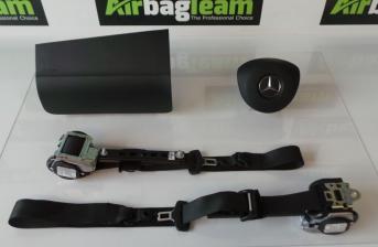 Mercedes Vito 2014 - Airbag Kit Dash Panel Driver Passenger Seatbelt & ECU
