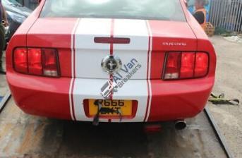 Ford Mustang 4.0 2005 Rear Bumper Complete With Backing Red MUSTANG