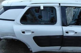 Citroen C4 Cactus Right Driver O/S Rear Door White Paint Code Efc Mk1 2014-2018