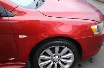 MITSUBISHI LANCER 2008-2011 WING DRIVERS RIGHT Red 4 Door Saloon