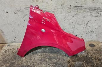 FIAT 500 SPORT 2008 3 DR HB DRIVER SIDE FRONT WING PANEL IN RED