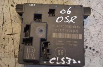 Mercedes CLS Door Control Module Right Rear 2198200326 W219 Coupe 2006