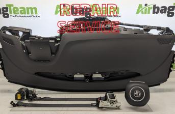 MG 5 MG5 2020 - Onwards Airbag Kit Driver Passenger Dash Seatbelt & ECU Repair