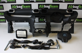 Citroen C3 Picasso 2008 - 2012 Airbag kit Driver Passenger Dashboard Seatbelt