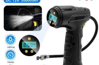 Car Handheld Digital Display Intelligent Electric Car Air Pump, Portable Tire Wireless Air Pump