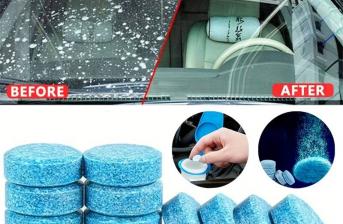 Car Glass Water Removes Oil Film, Universal For Summer And Winter, Effervescent Tablets, Solid Wiper Water, Ultra-concentrated Liquid, Wiper Essence