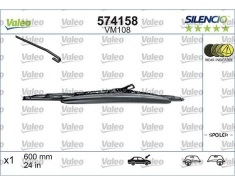 VALEO Wiper Blade SILENCIO CONVENTIONAL SINGLE 600mm