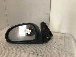 HYUNDAI COUPE 2000 PASSENGER ELECTRIC GREEN PAINT PEELED WING DOOR MIRROR