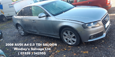 2008 AUDI A4   2.0 TDI  MANUAL LY7G QUARTZ AVAILABLE FOR SPARES  ( NOT COMPLETE)