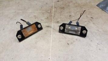 FORD Focus Mk2 2004-2018 PAIR SET OF NUMBER PLATE LIGHTS X2 3M5A-1355