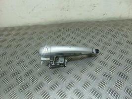 Peugeot 207 Mk1 Left Passenger N/S Front Outer Door Handle Silver 2006-2013‡