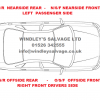 2007 FORD MONDEO MK4  ELECTRIC WINDOW SWITCH  7S7T-14A132-AB